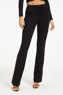 GOOD AMERICAN GOOD TOUCH RUCHED V BOOT | BLACK001 Leggings & Pants