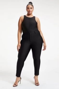 GOOD AMERICAN Leggings & Pants COMPRESSION GOOD WAIST JEGGING | BLACK001