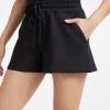 GOOD AMERICAN Shorts & Skirts SCUBA DRAWSTRING SHORTS | BLACK001