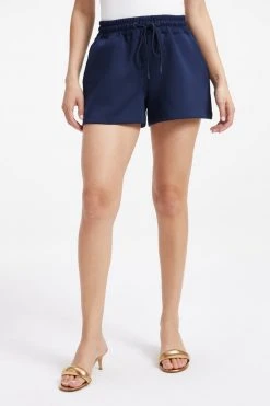 Brand new 😍 GOOD AMERICAN SCUBA DRAWSTRING SHORTS | NAVY001 ❤️ 18 GOOD AMERICAN SCUBA DRAWSTRING SHORTS | NAVY001