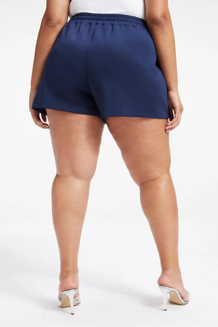 Brand new 😍 GOOD AMERICAN SCUBA DRAWSTRING SHORTS | NAVY001 ❤️ 5 GOOD AMERICAN SCUBA DRAWSTRING SHORTS | NAVY001