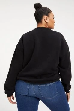 Flash Sale 🎁 GOOD AMERICAN THE B PROJECT SELFMADE SWEATSHIRT | BLACK ✨ 17 GOOD AMERICAN THE B PROJECT SELFMADE SWEATSHIRT | BLACK