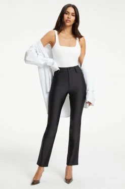 GOOD AMERICAN COMPRESSION STRAIGHT | BLACK001