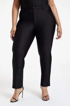 GOOD AMERICAN COMPRESSION STRAIGHT | BLACK001