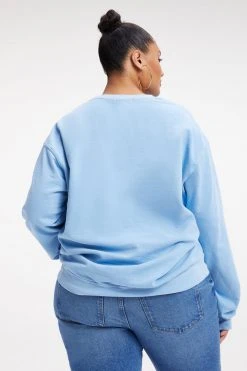 GA-SALE GOOD MAMA SWEATSHIRT | AIRY BLUE001