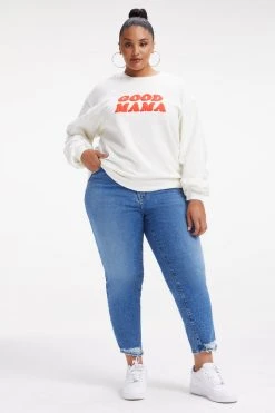 GA-SALE GOOD MAMA SWEATSHIRT | IVORY001