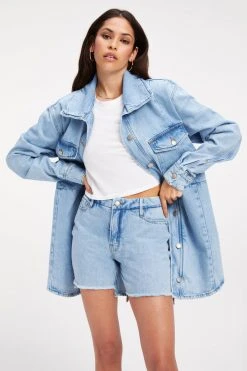 GOOD AMERICAN DENIM SHACKET JEANS REDESIGN| INDIGO279 Summer Denim