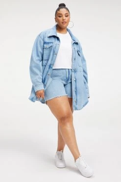 GOOD AMERICAN DENIM SHACKET JEANS REDESIGN| INDIGO279 Summer Denim