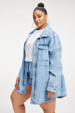 GOOD AMERICAN DENIM SHACKET JEANS REDESIGN| INDIGO279 Summer Denim