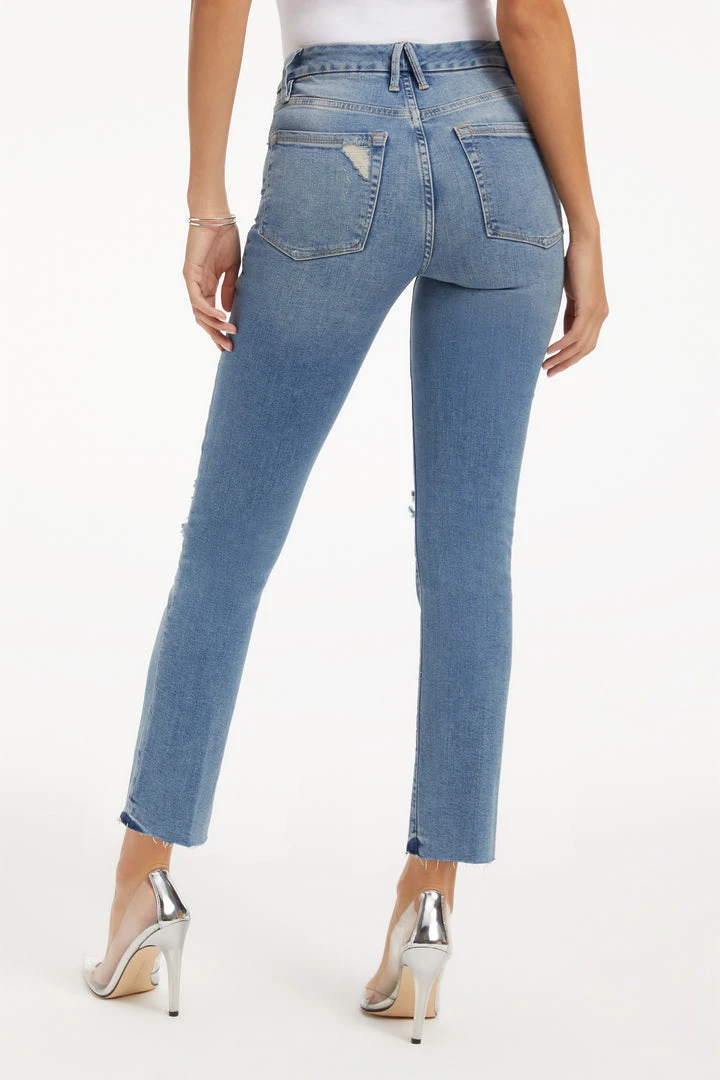 Best Pirce 🔔 GOOD AMERICAN High Waisted GOOD STRAIGHT | INDIGO033 ✔️ 9 GOOD AMERICAN High Waisted GOOD STRAIGHT | INDIGO033