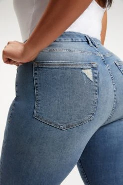 Best Pirce 🔔 GOOD AMERICAN High Waisted GOOD STRAIGHT | INDIGO033 ✔️ 15 GOOD AMERICAN High Waisted GOOD STRAIGHT | INDIGO033