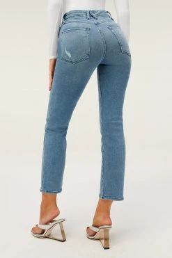 Flash Sale ✔️ GOOD AMERICAN GOOD STRAIGHT | BLUE449 High Waisted ⭐ 20 GOOD AMERICAN GOOD STRAIGHT | BLUE449 High Waisted