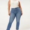GOOD AMERICAN High Waisted GOOD STRAIGHT | BLUE524