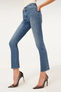 GOOD AMERICAN High Waisted GOOD STRAIGHT | BLUE524