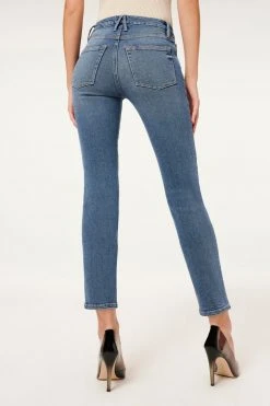 GOOD AMERICAN High Waisted GOOD STRAIGHT | BLUE524