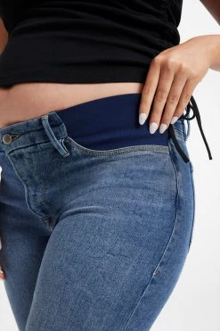 GOOD AMERICAN MATERNITY GOOD STRAIGHT | BLUE524