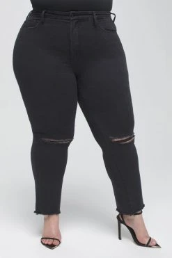 GOOD AMERICAN GOOD STRAIGHT | BLACK123