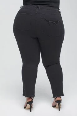 GOOD AMERICAN GOOD STRAIGHT | BLACK123