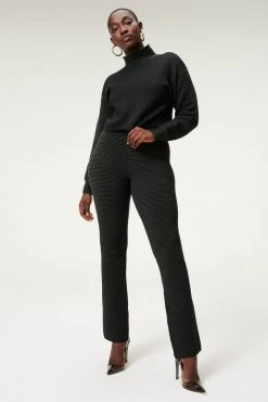 GA-SALE HEAVY RIB CROP MOCK NECK | BLACK001