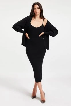 GA-SALE FOREVER CARDIGAN SWEATER | BLACK001