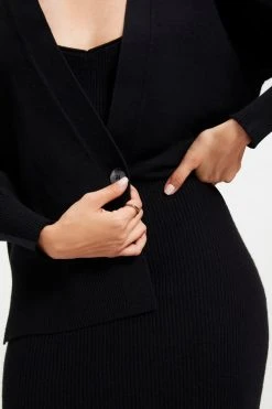 GA-SALE FOREVER CARDIGAN SWEATER | BLACK001