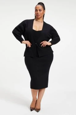 GA-SALE FOREVER CARDIGAN SWEATER | BLACK001