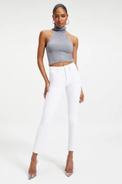 GA-SALE Tops FOREVER TURTLENECK HALTER | HEATHER GREY001
