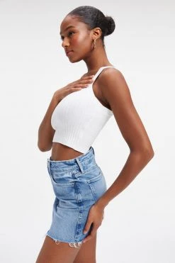 Discount ๐ GOOD AMERICAN '90s KNITTED TANK | IVORY001 Good '90s ๐ฅฐ 13 GOOD AMERICAN '90s KNITTED TANK | IVORY001 Good '90s