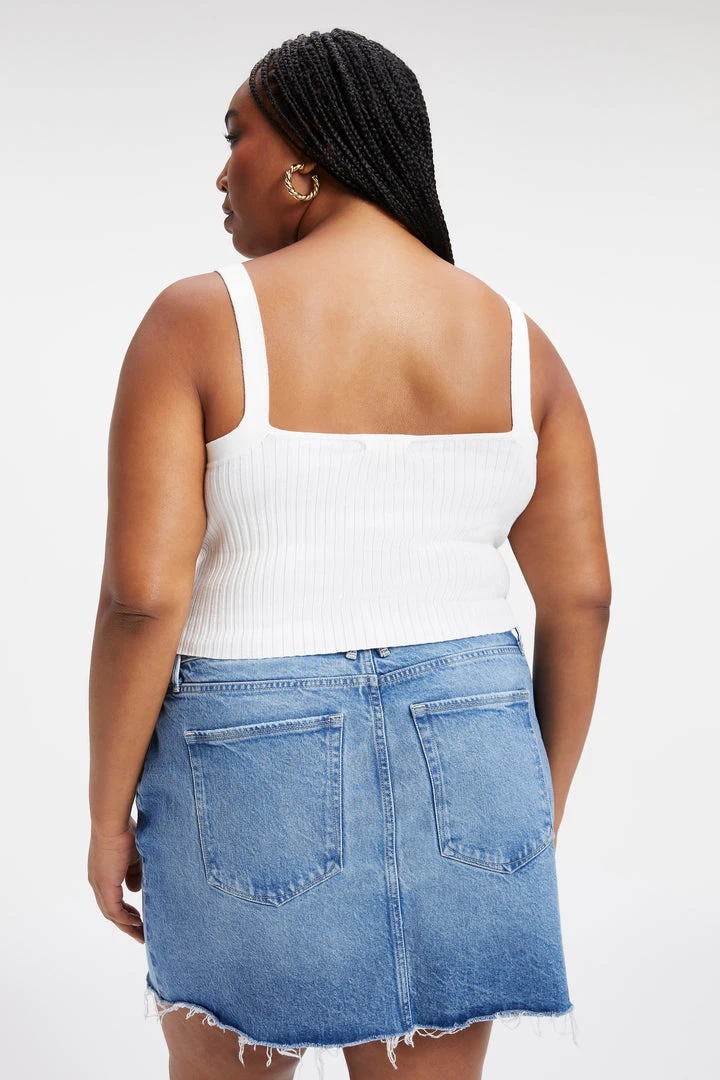 Discount ๐ GOOD AMERICAN '90s KNITTED TANK | IVORY001 Good '90s ๐ฅฐ 7 GOOD AMERICAN '90s KNITTED TANK | IVORY001 Good '90s