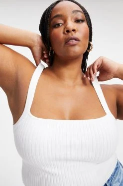 Discount ๐ GOOD AMERICAN '90s KNITTED TANK | IVORY001 Good '90s ๐ฅฐ 16 GOOD AMERICAN '90s KNITTED TANK | IVORY001 Good '90s