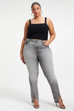 Buy 🌟 GOOD AMERICAN '90s KNITTED TANK | BLACK001 Good '90s 😀 13 GOOD AMERICAN '90s KNITTED TANK | BLACK001 Good '90s