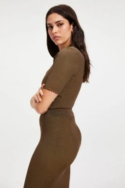 GA-SALE RIBBED POLO | FOG001