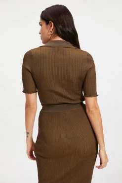 GA-SALE RIBBED POLO | FOG001