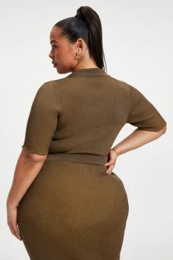 GA-SALE RIBBED POLO | FOG001