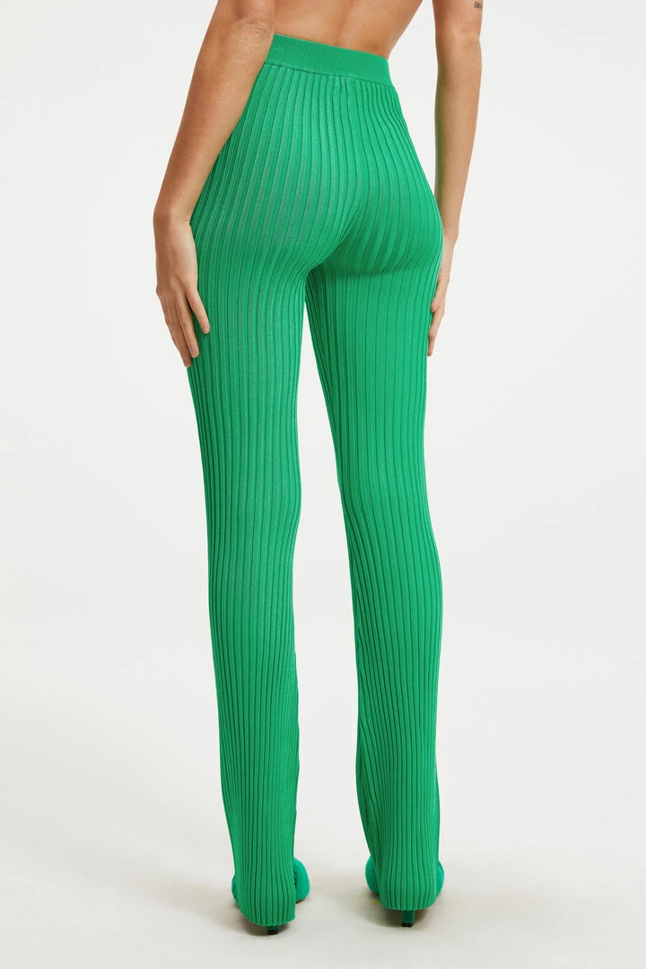Wholesale 🔔 GOOD AMERICAN Leggings & Pants RIBBED FLARE PANT | 🛒 SUMMER GREEN002 ❤️ 5 GOOD AMERICAN Leggings & Pants RIBBED FLARE PANT | SUMMER GREEN002