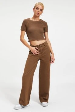 GOOD AMERICAN Good '90s GOOD SKATE TROUSER | FOG001