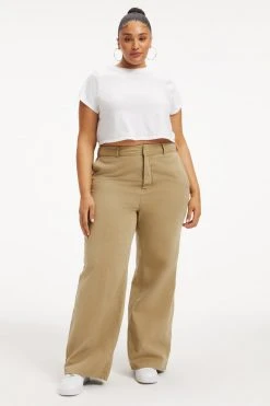 GOOD AMERICAN GOOD SKATE TROUSER | POSTALKHAKI003