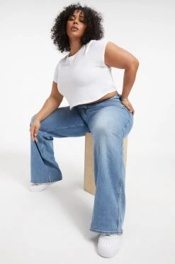 GOOD AMERICAN GOOD SKATE | INDIGO208 High Waisted