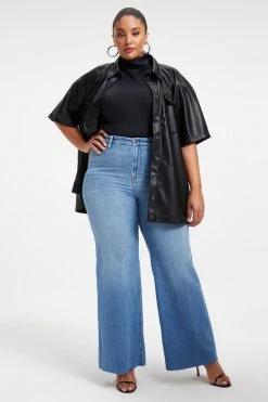 GA-SALE BETTER THAN LEATHER SHORT SLEEVE | BLACK001