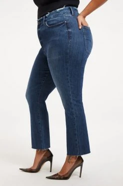 GOOD AMERICAN GOOD STRAIGHT SPLIT POCKETS | INDIGO032 High Waisted