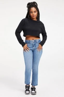 GOOD AMERICAN GOOD STRAIGHT SPLIT POCKETS | INDIGO127