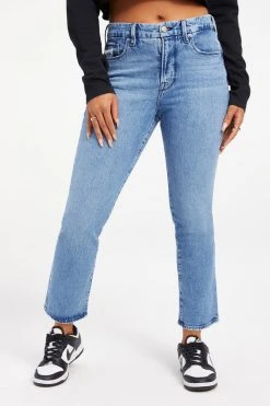 GOOD AMERICAN GOOD STRAIGHT SPLIT POCKETS | INDIGO127