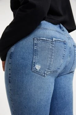 GOOD AMERICAN GOOD STRAIGHT SPLIT POCKETS | INDIGO127