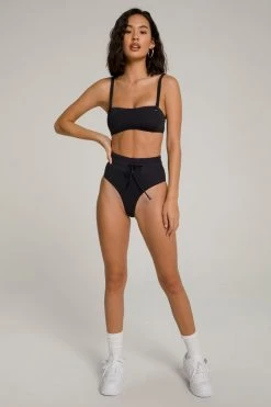 GOOD AMERICAN WAIST FRAMER BOTTOM | BLACK001