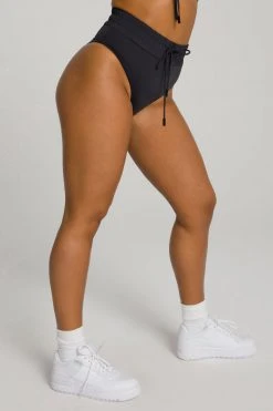 GOOD AMERICAN WAIST FRAMER BOTTOM | BLACK001