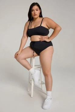 GOOD AMERICAN WAIST FRAMER BOTTOM | BLACK001