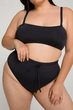 GOOD AMERICAN WAIST FRAMER BOTTOM | BLACK001