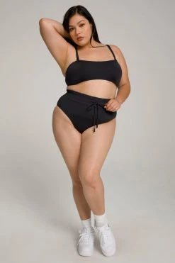 GOOD AMERICAN WAIST FRAMER BOTTOM | BLACK001