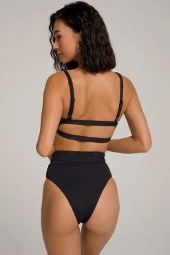 GOOD AMERICAN SHAPELIFTER TANK BRA | BLACK001