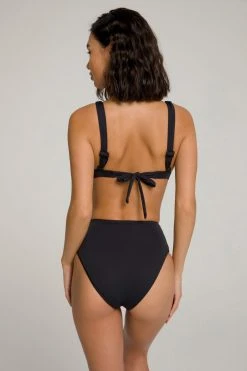 GOOD AMERICAN Bikini Tops SEXY BOOST BIKINI TOP | BLACK001